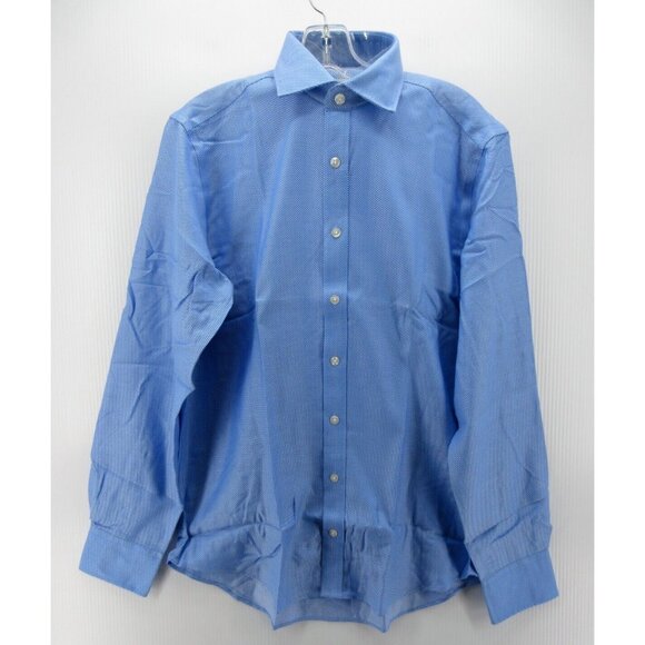 Twillory Shirt 15 Button Up Safe Cotton Printed Non Iron Cotton NWOT - Picture 1 of 12